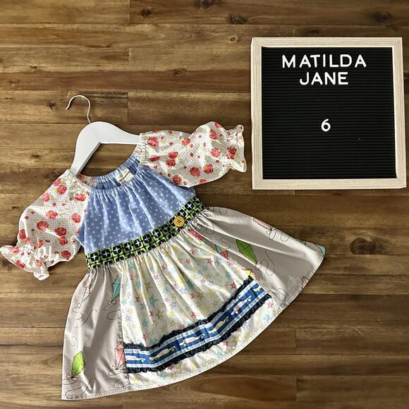 Matilda Jane It's A Wonderful Parade My Favorite Things Peasant Short Sleeve Top - Picture 1 of 8
